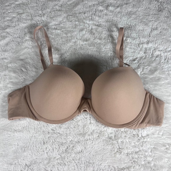 SKIMS Other - SKIMS Ultimate Bra Nude Tan Underwire Padded Smooth T-Shirt Bra 38A RN158973